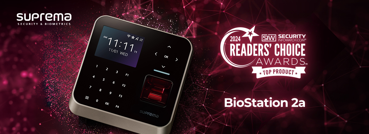 BioStation 2a giành giải thưởng do độc giả SecurityInfoWatch bình chọn